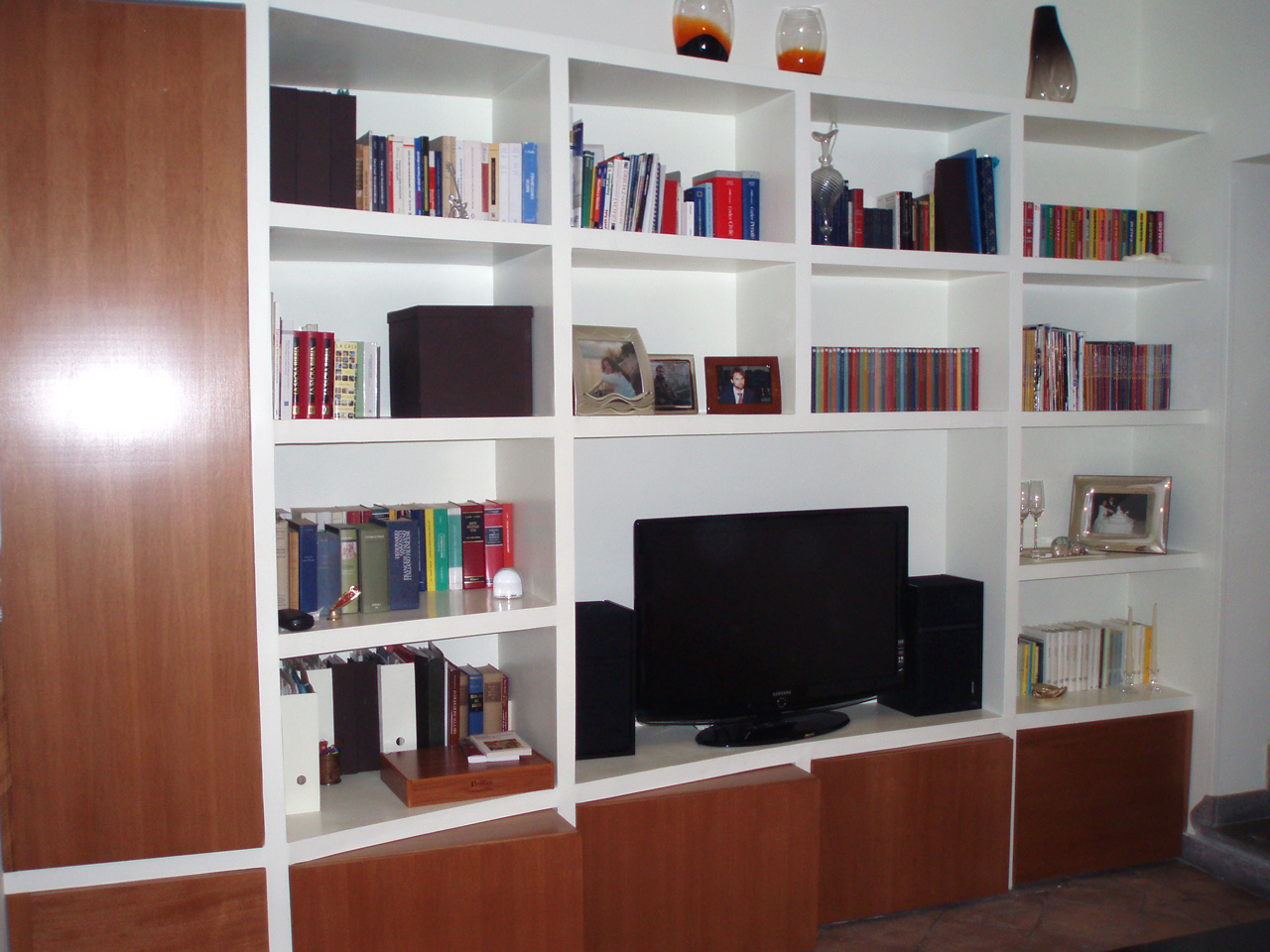 Parete cartongesso libreria ~ canlic for . Libreria incassata nel muro